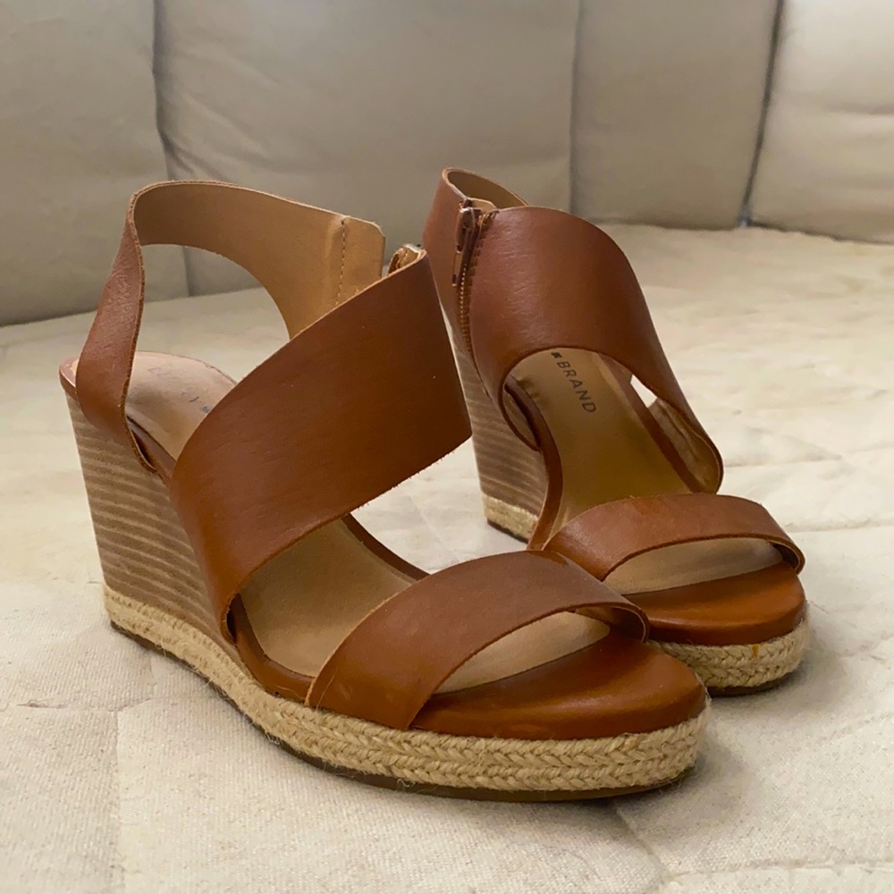 Leather Lucky Brand Wedges